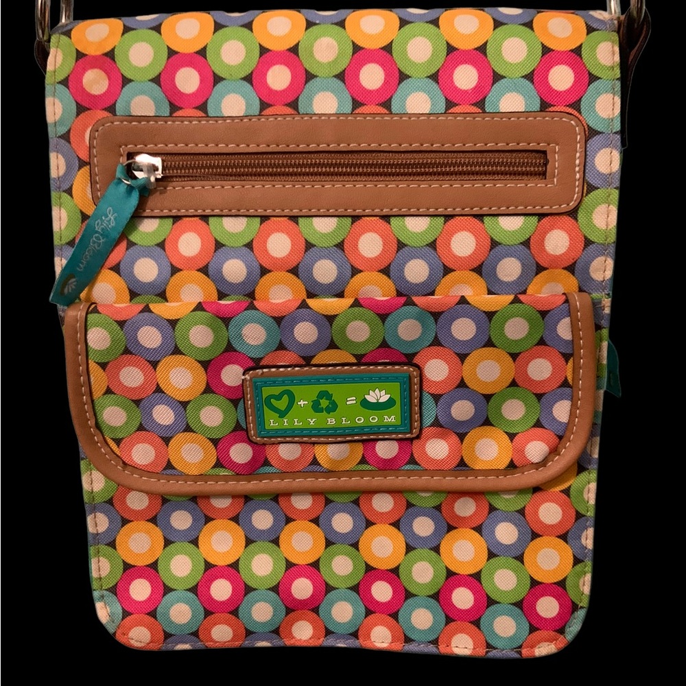 Lilly Bloom “ lifesavers“ crossbody bag adjustable strap